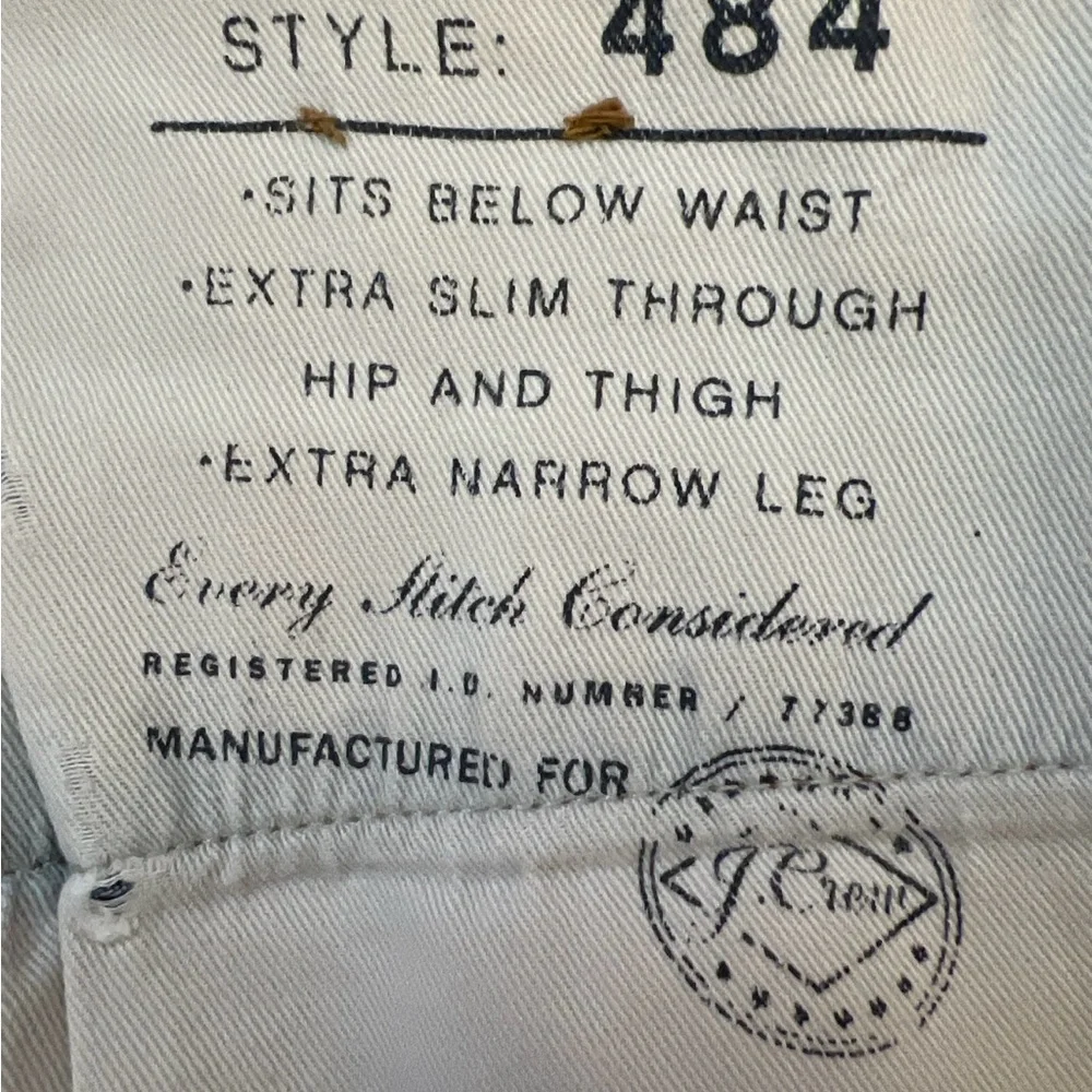 J Crew Kaihara Japanese Denim Men Jeans Style 484  W33 L 32 EUC - Picture 6 of 14
